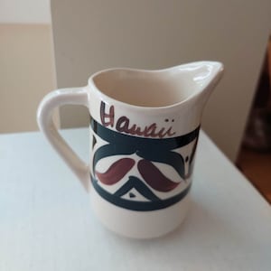 Vintage Tiki Hawaiin Ceramic Creamer