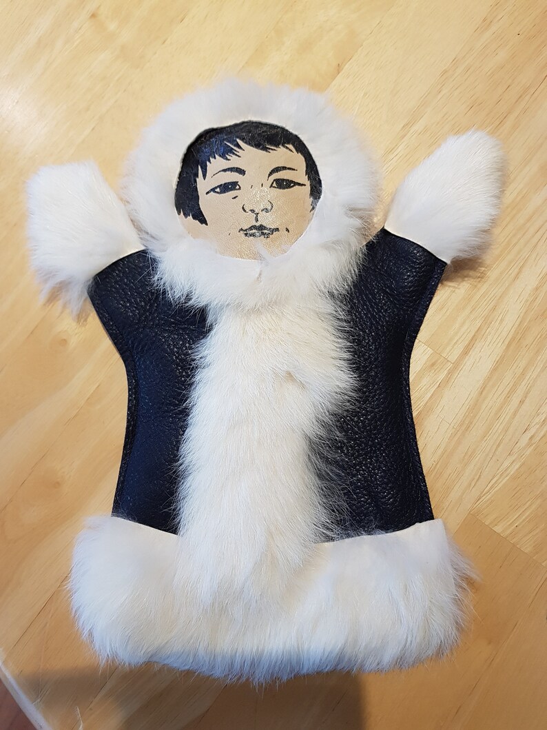 Inuit Girl Handmade Hand Puppet, Made in Canada - Etsy