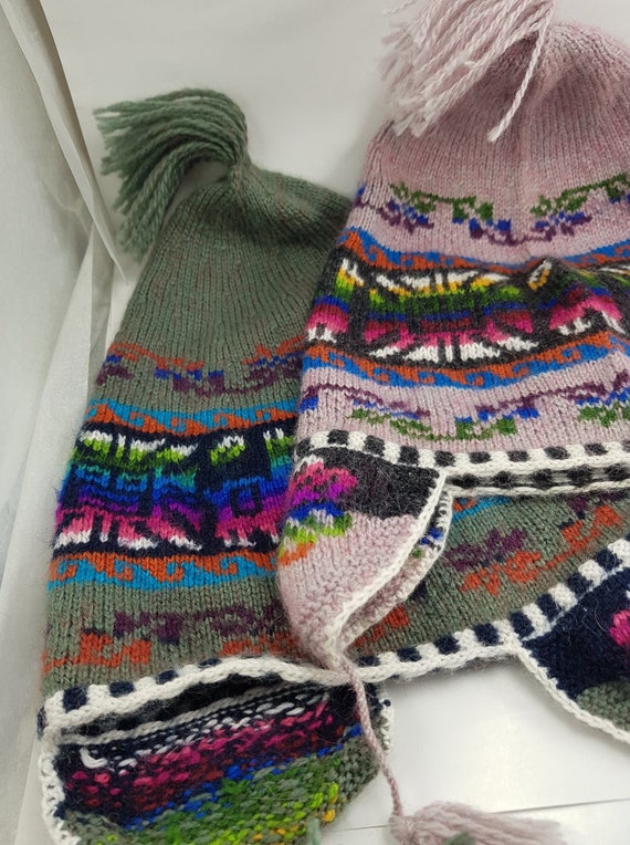 Small Child Icelandic Peruvian Handmade Balaclava