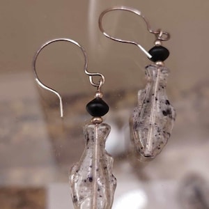 New Fish design Earrings made from Glass Czech Beads