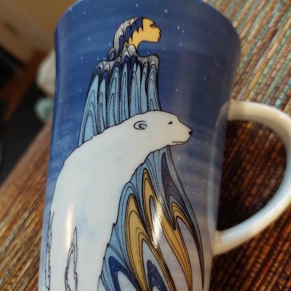 Maxine Noel " Mother Winter ”  Signed Design New in Box Mug, Oscardo, Canada