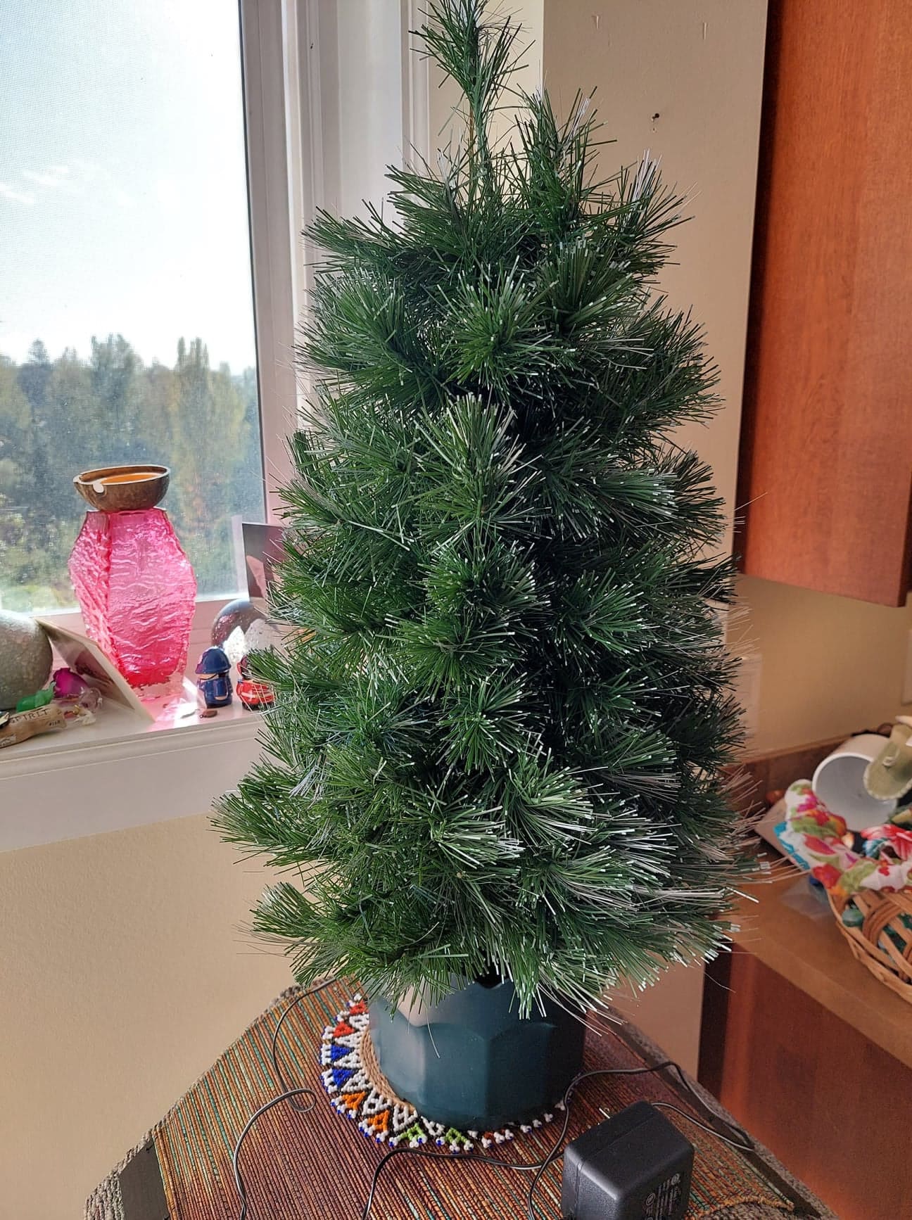 Vintage Fiber Optic Christmas Tree- 24 Inches High - Etsy