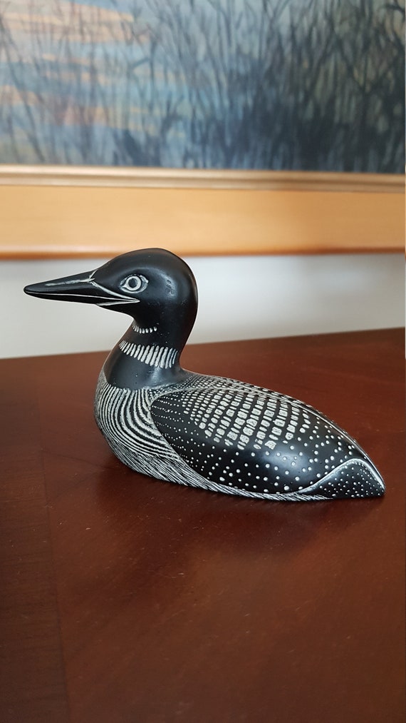 4 Inches Canada Duck Vintage Black Statue, BOMA - Etsy 日本
