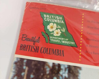 VINTAGE Beautiful British Columbia 1972 Magazine Features Native