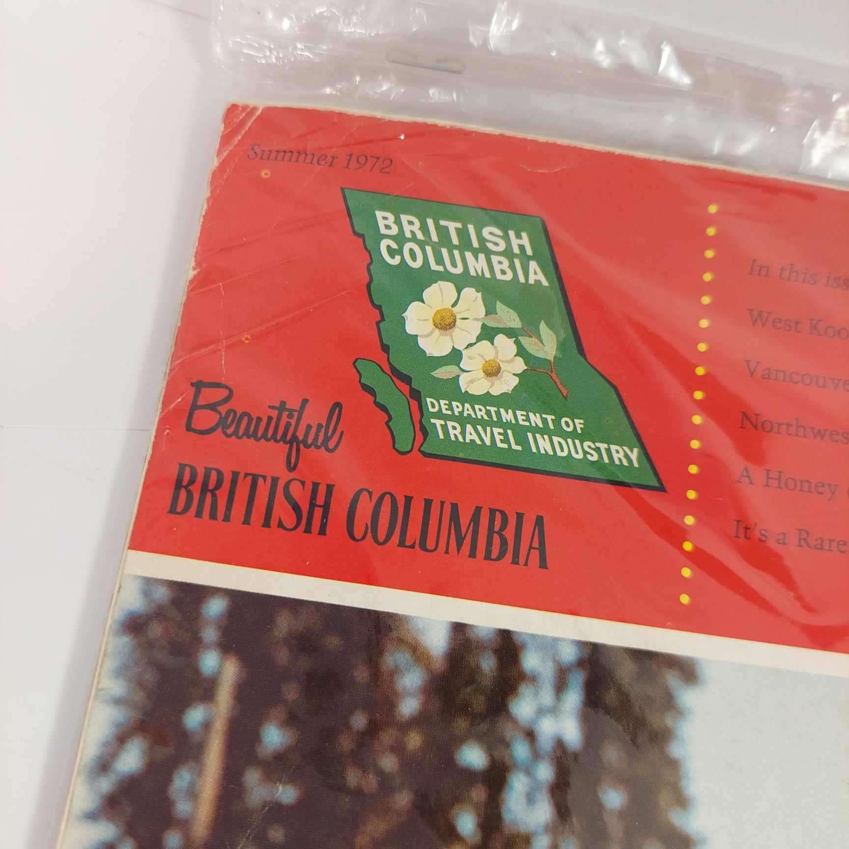 VINTAGE Beautiful British Columbia 1972 Magazine Features Native