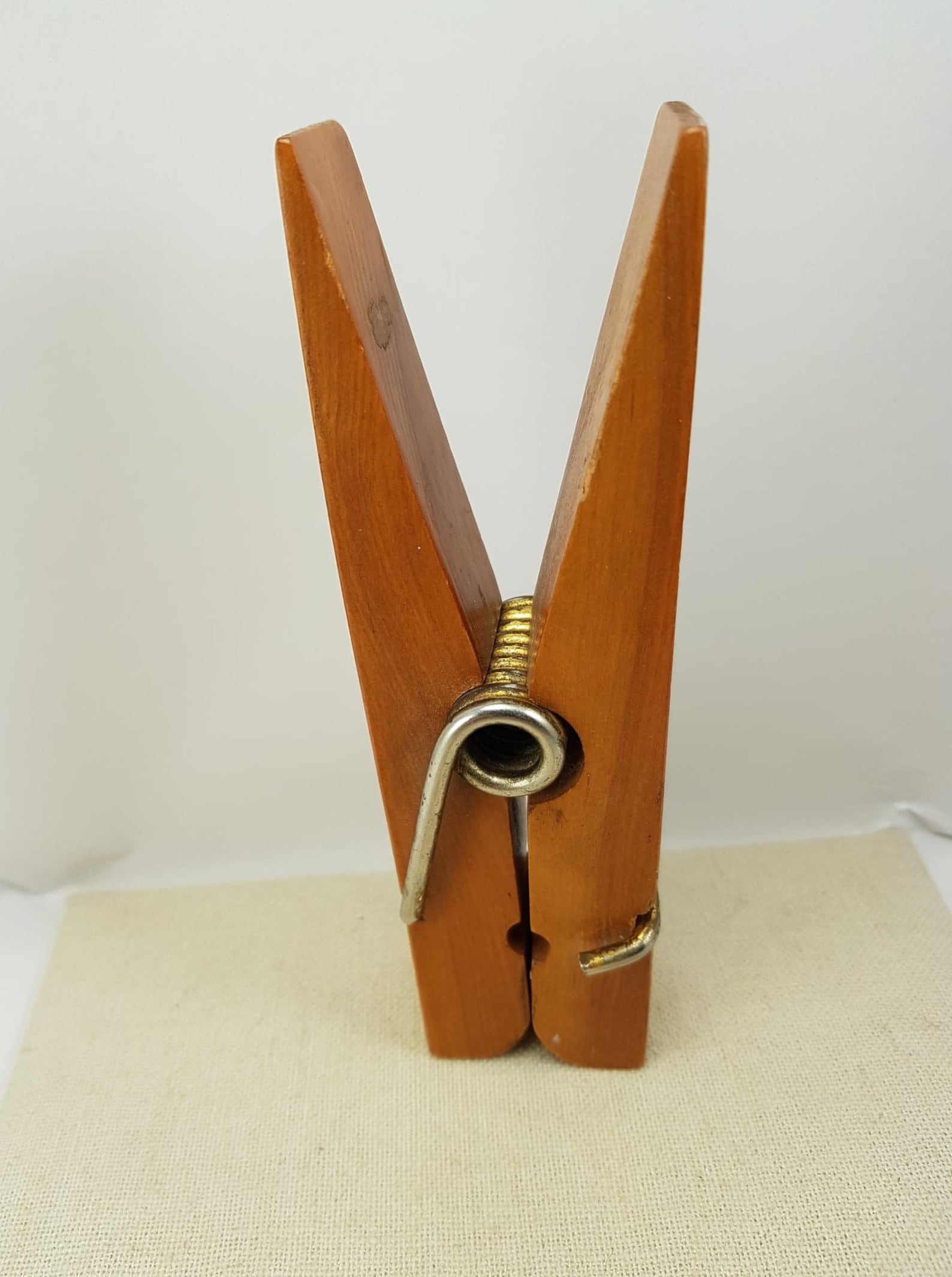 Vintage Large Clothespin Note Holder/Paper Weight Retro Etsy