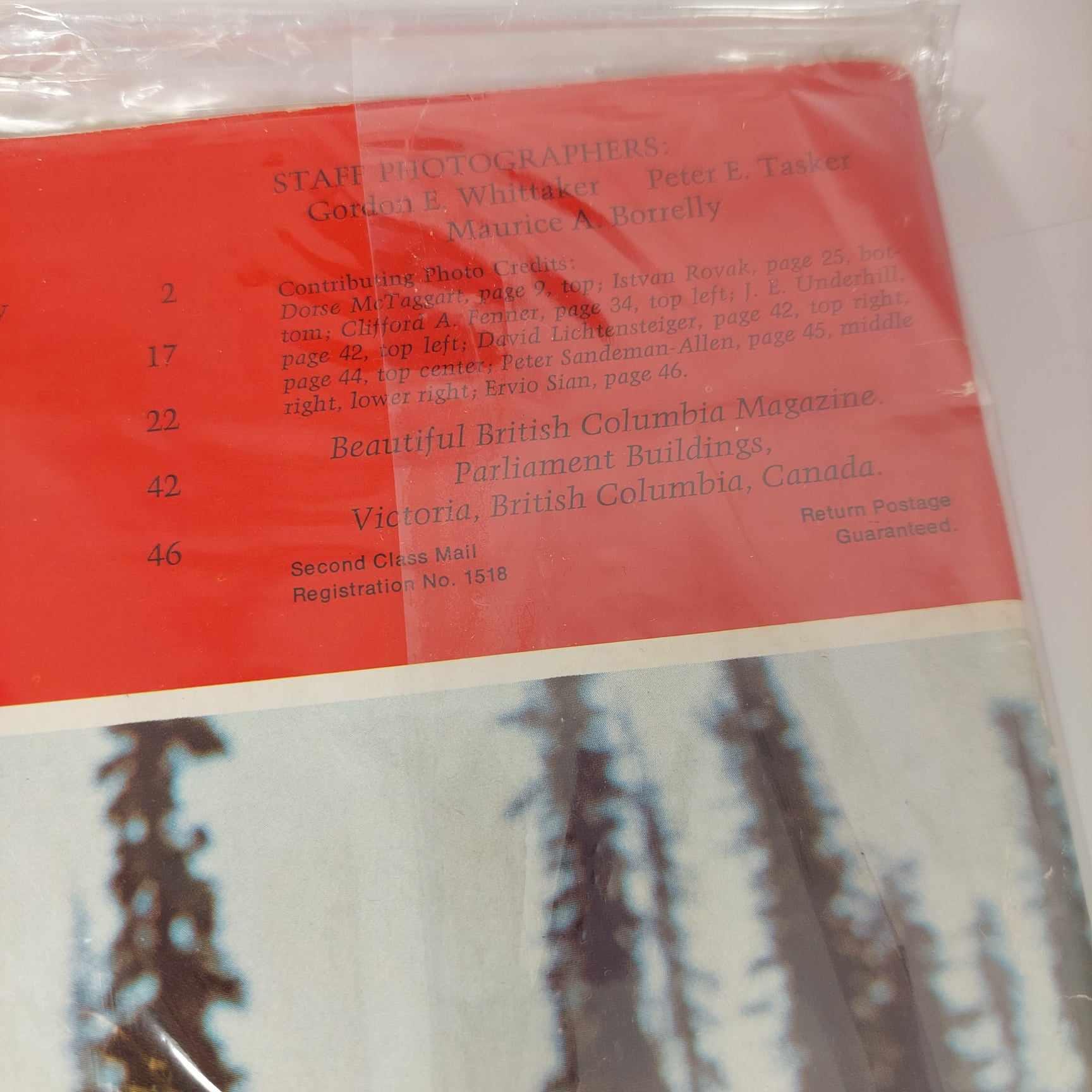 VINTAGE Beautiful British Columbia 1972 Magazine Features Native