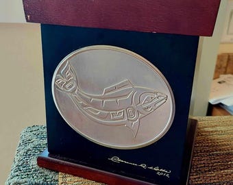 Tsimshian First Nations - Clarence A Wells Salmon Bentwood Box