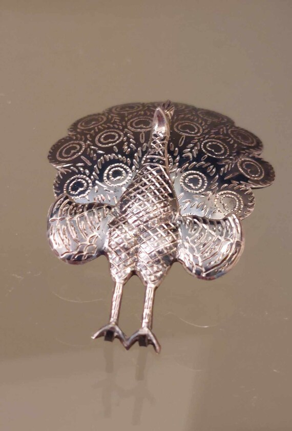 Broche En Argent Sterling – Style Apsara/Siam – Fin XIXe / Début XXe Siècle – Magnifique Pièce Vintage