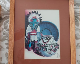 ONE Framed Vintage South West, Yuma Arizona, Jack Bazel 1979 - Etsy