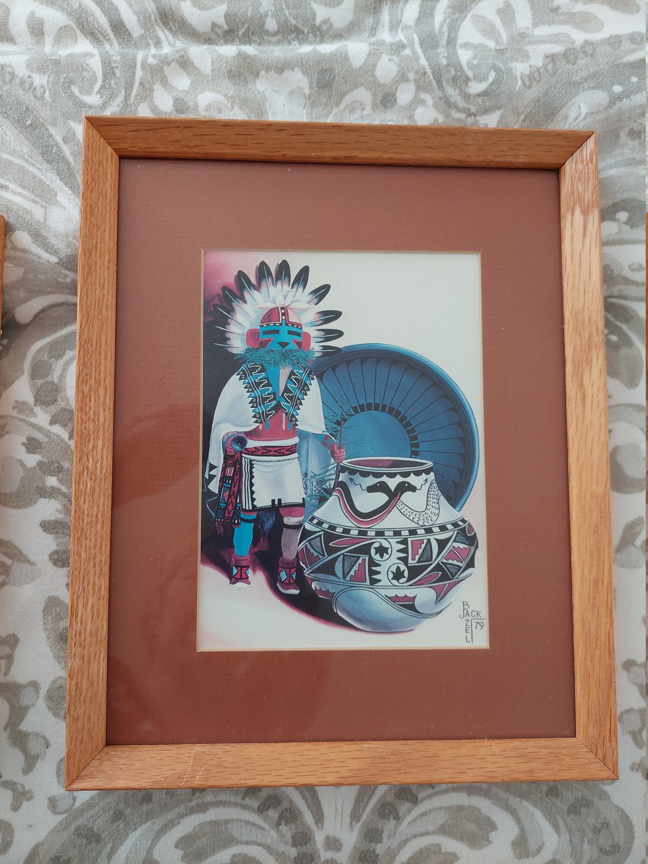 ONE Framed Vintage South West, Yuma Arizona, Jack Bazel 1979