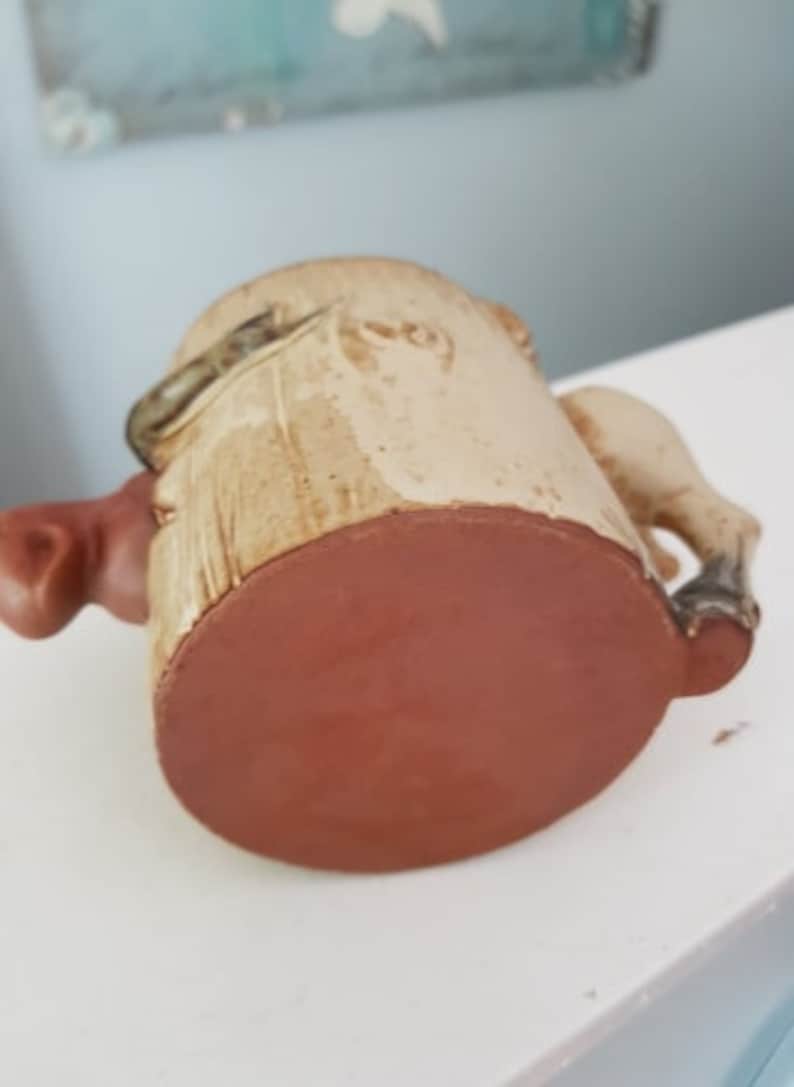 Comical Handmade Moose Ceramic Stoneware Mug