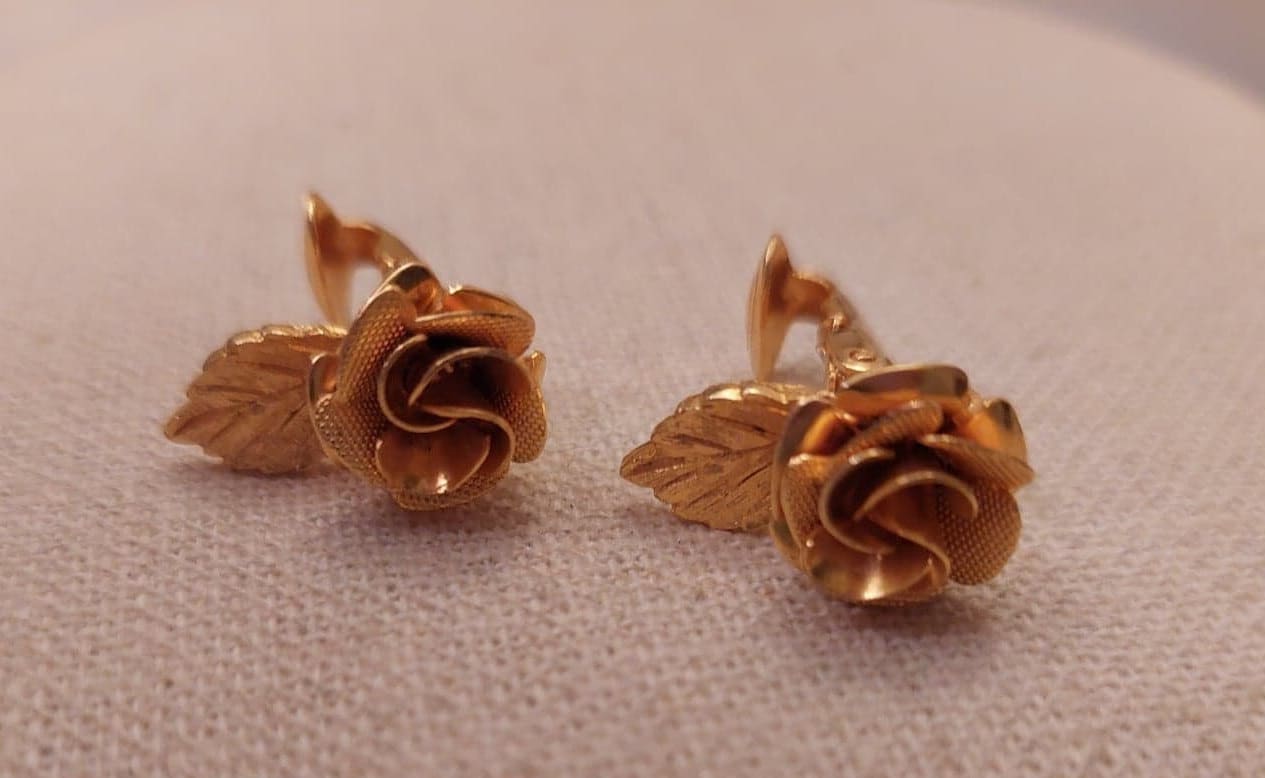 Black hills gold rose earrings deals