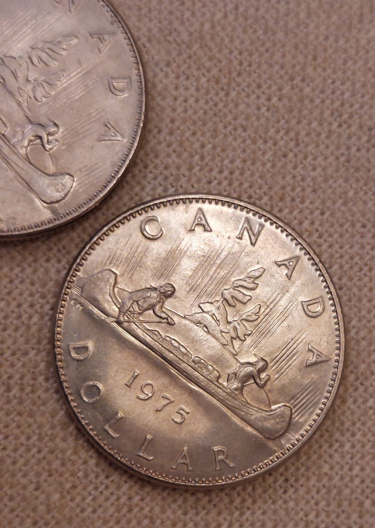 ONE Canadian Silver Dollar 1976 - Etsy