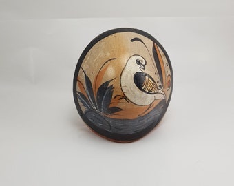 Vintage Tonala Birds, Mexican Pottery  , Hand painted Mexico Pottery