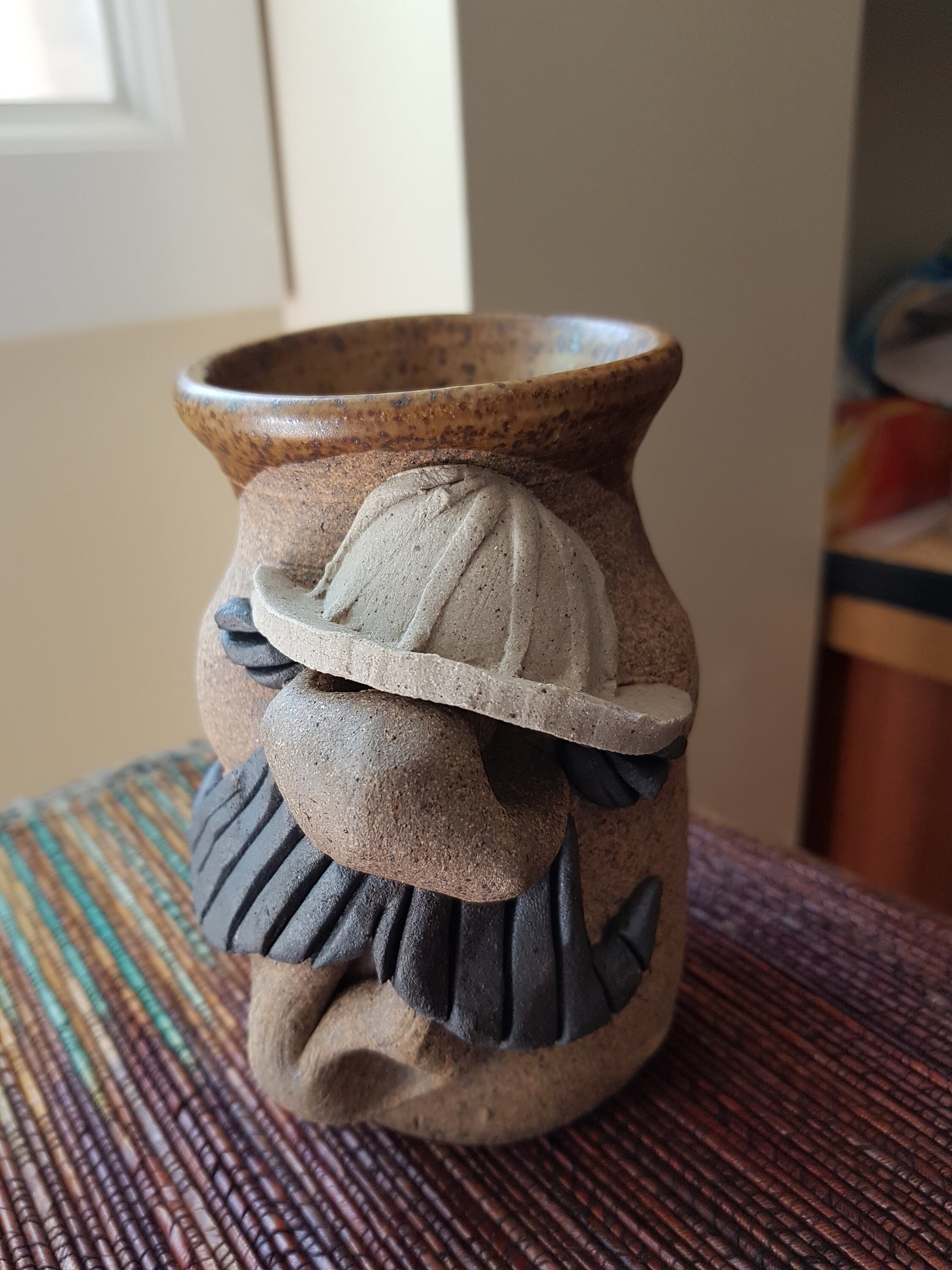 Funny Face Pottery Mug Pottery Novelty Ceramics Vintage Kitsch Etsy UK