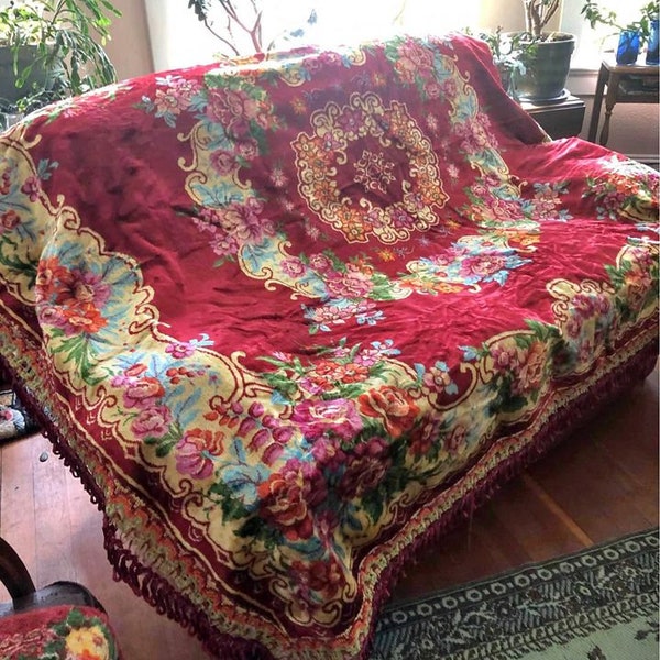 Velvet Bedspread Etsy