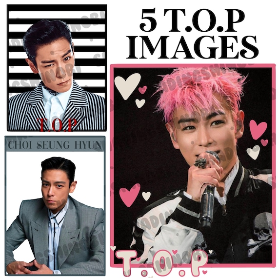 bigbang(ビッグバン)のT.O.P(チェ・スンヒョン)の缶バッジ4種類 bigbang(ビッグバン)のT.O.P(チェ・スンヒョン)の缶バッジ4種類