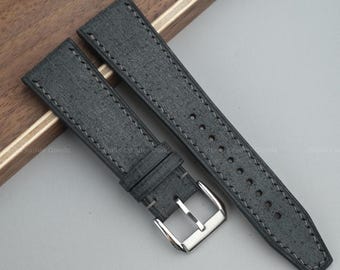 Babele Leather Watch Strap, Customizable Strap Sizes, 22mm, 21mm, 20mm, 19mm, 18mm Personalization