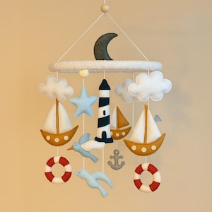 Nautical Baby Shower, Nursery Mobile, Ocean Mobile, Ocean Themed Baby Gifts, Nautical Baby Mobile, Ocean Nursery Decor, Sea Animals Mobile