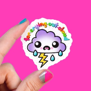 For Crying Out Sticker | Vinyl-Laptop Aufkleber | Becher Aufkleber