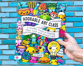 Adorable Art Class Book | How to Draw Kawaii | Cuties Drawing Class | Beginning Drawing | Step By Step Drawing | Kawaii Drawing Guide