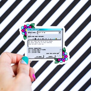 Classic Gray Aol Aim Away Message / Emo Elder Pop Punk Vinyl - Etsy