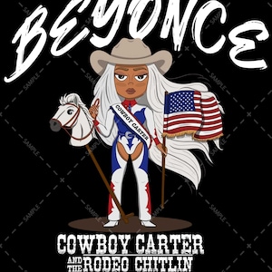 Beyonce Cowboy Carter Digitale PNG Beyonce Bang Bang Digitale Datei Cowboy Carter 2025 Tour-Datei Bereiter Druck auf T-Shirt