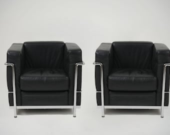 Rare Mid-century Le Corbusier LC3 Armchair by Cassina, Model 0275