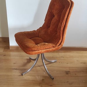 Gastone Rinaldi Swivel Chair for RIMA 1970s