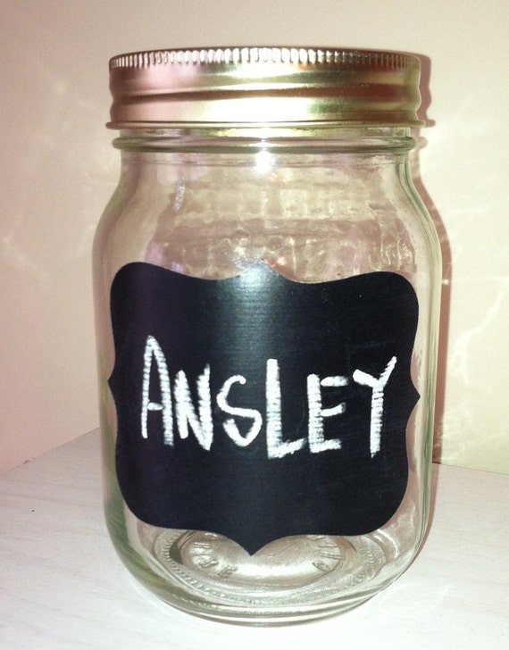 Items similar to Set of 24 Chalkboard stickers/decal on Etsy