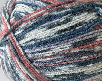 1 Skein - Zwerger Garn - Opal - Elemente -  Superwash - Made in Germany - self striping sock yarn