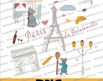 Disney Pixar Remy Ratatouille Paris Png, Remy Ratatouille Png, Disneyland Matching Png, Anyone Can Cook , Remy's Ratatouille Adventure Png,