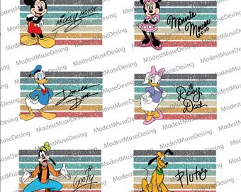 Micky und Freunde PNG, Disneyland Karos PNG, Disneyworld Png, Disneyland Familienurlaub Png, Disneylan Png, digitaler Download