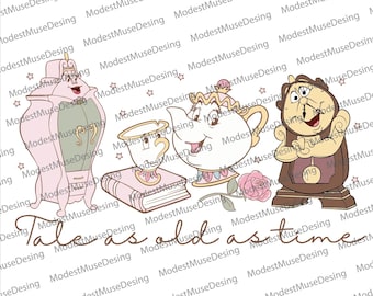 Tale as old as time Png, Disney Beauty And The Beast Png, Disney Princess Belle Fall Png, Birthday Girl Trip Png, Disney Png, Disneyland