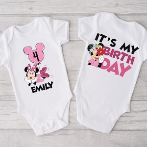 Personalizowane Minnie Birthday Girl Png, Minnie Mouse Birthday Girl Png, Birthday Girl Png, Wszystkiego najlepszego z okazji urodzin Svg, Minnie Mouse Png, Pobierz teraz