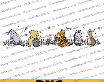 Winnie The Pooh And Friends Png, Disney Pooh Png, Disneyland Png, Pooh Bear Png, Disney Png, Disney Trip Png, Dijital Files
