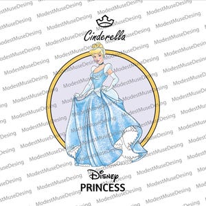 Cinderella Princess Png, Disney Princess Png, Disneyland Girl Png, Watercolor Princess Cinderella Png, Princess Png, Digital Download
