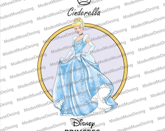 Cinderella Princess Png, Disney Princess Png, Disneyland Girl Png, Watercolor Princess Cinderella Png, Princess Png, Digital Download