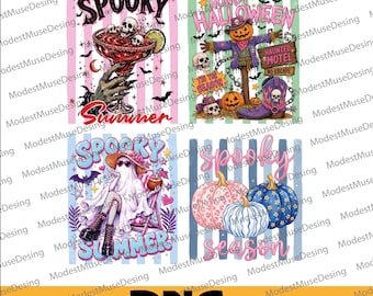 Spooky Season Png, Spooky Summer Png, Howdy Halloween Png, Girly Halloween Shirt Design, Halloween Summerween PNG