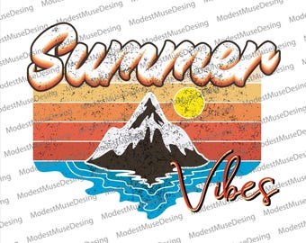 Summer Vibes Png, Beach Vibes Png, Sublimation Design, Summer Vacation Png, Beach shirt, Beach png,  Funny Summer, Digital Prints