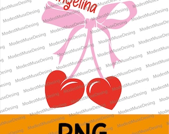 Kokette Kirschherzen PNG, Valentinstag Clipart, Kirsche Valentinstag Png, Valentinstag Kirschen Png