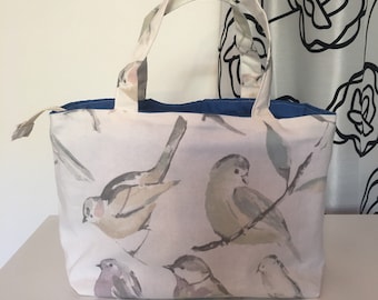 Gentle Birds Tote Bag and pouch