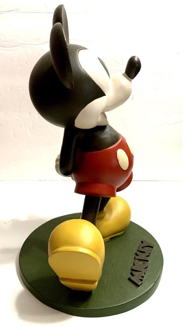 RARE Mickey Mouse Disney Direct Resin 14” large Lawn Garden Statue Figure NIB image 2