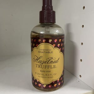 Victoria&#39;s Secret Insatiable Hazelnut Truffle Perfume Body Mist Spray 8.4 Oz HTF