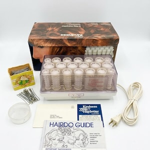 VTG Clairol Kindness 3-Way Hairsetter Hot Rollers Optochtkrulspelden Hot Tools