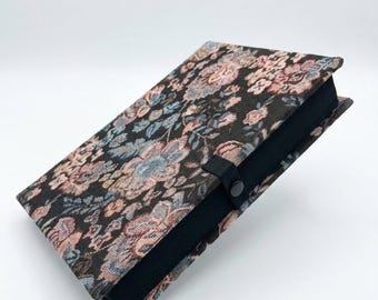 Vintage jaren 90 bloemenpatroon opbergdoos voor kleding en snuisterijen 11x10x2