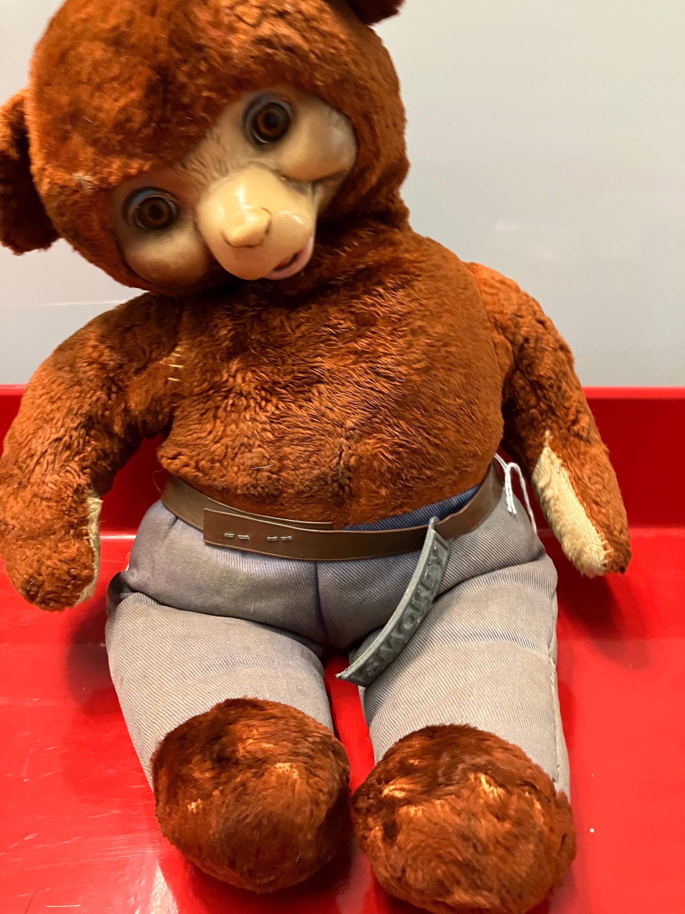 Vintage 1950s Ideal Toy Smokey the Bear Stuffed Animal Plush