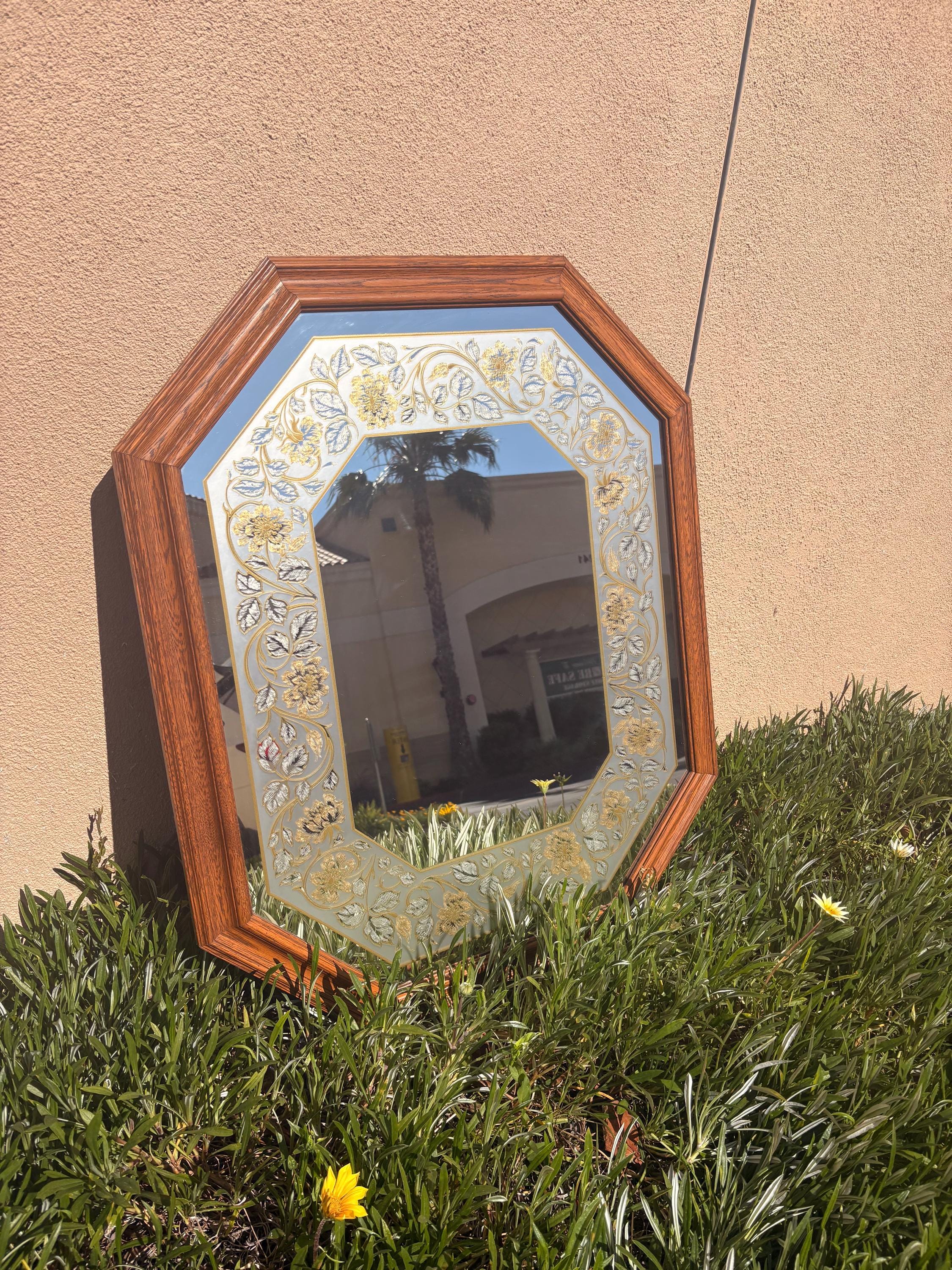 Windsor Mirror Etched - Etsy