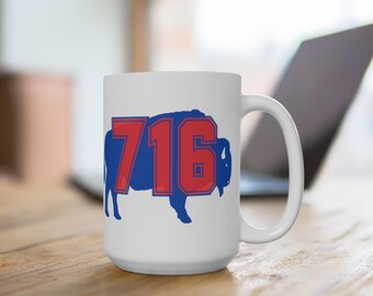 Buffalo Bills 716 Mug - Sports Fan Gift